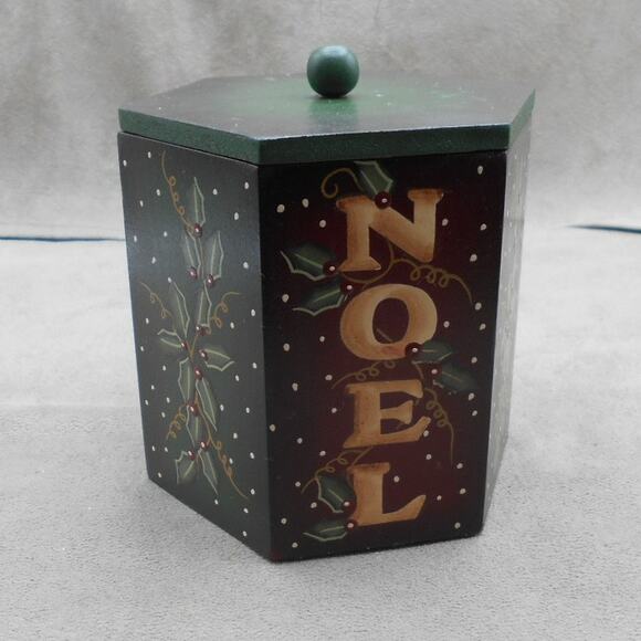 Vintage Crazy Mountain Designs NOEL Christmas Votive Candle Holder - Picture 2 of 8